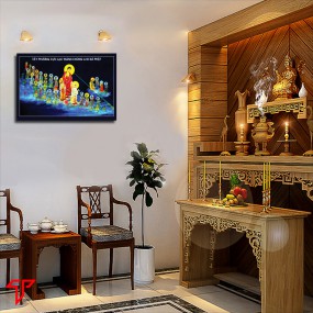 Tranh phật giáo tây phương tiếp dẫn